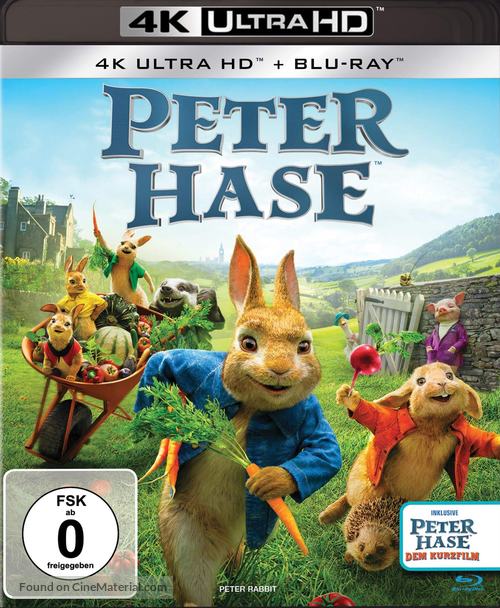 Peter Rabbit - German Blu-Ray movie cover