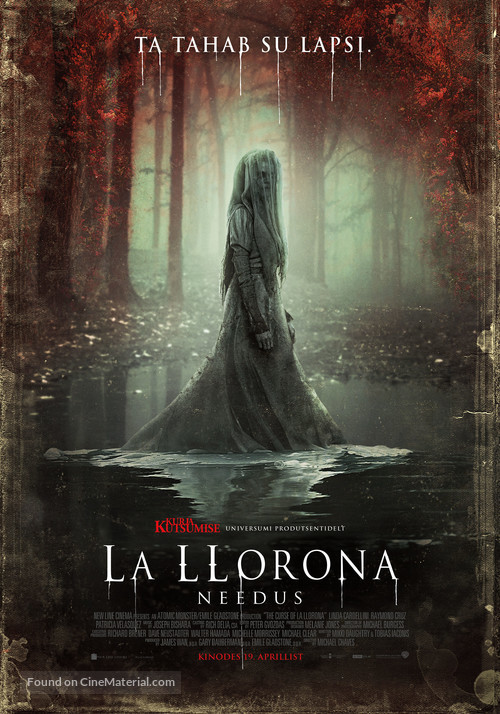 The Curse of La Llorona - Estonian Movie Poster