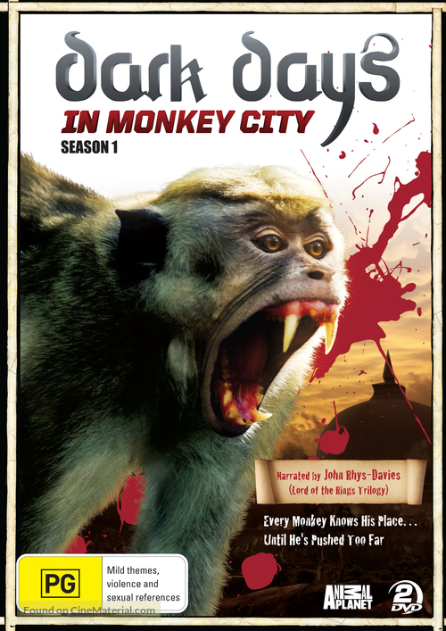 &quot;Dark Days in Monkey City&quot; - Australian DVD movie cover