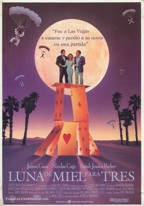 Honeymoon In Vegas - Spanish Movie Poster