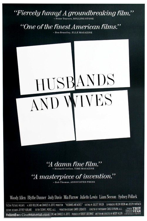 Husbands and Wives - Movie Poster