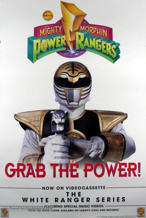 &quot;Mighty Morphin&#039; Power Rangers&quot; - Video release movie poster