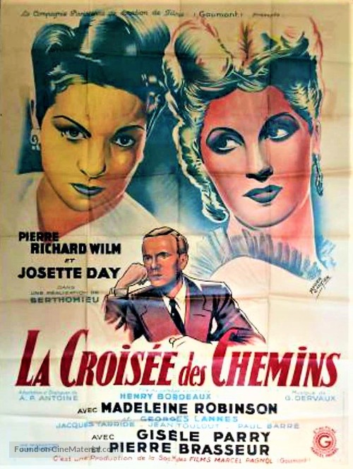 La crois&eacute;e des chemins - French Movie Poster