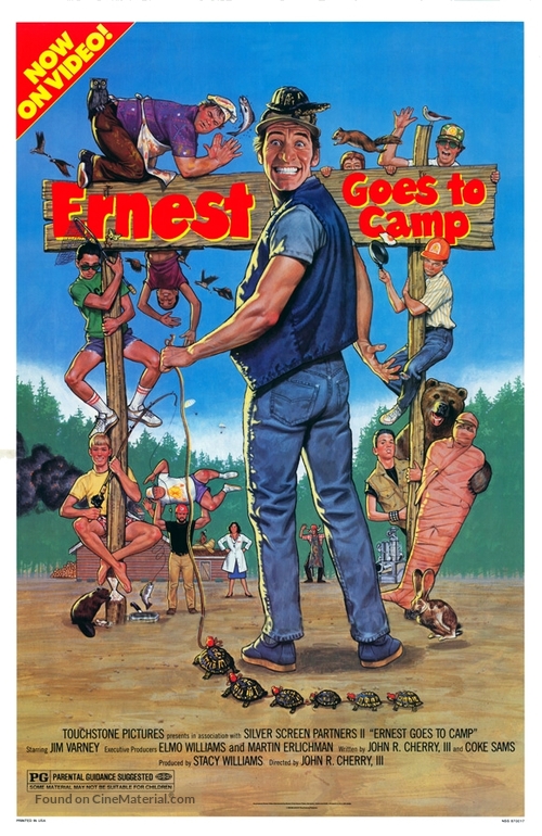 Ernest Goes to Camp - Video release movie poster