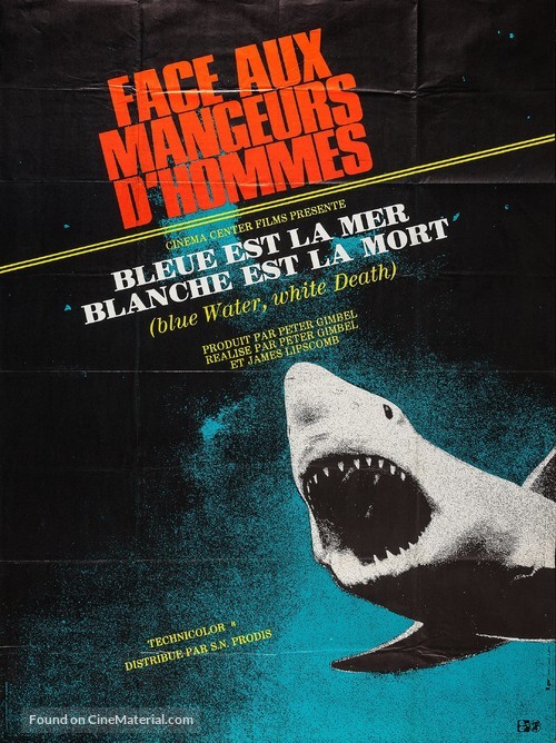 Blue Water, White Death - French Movie Poster