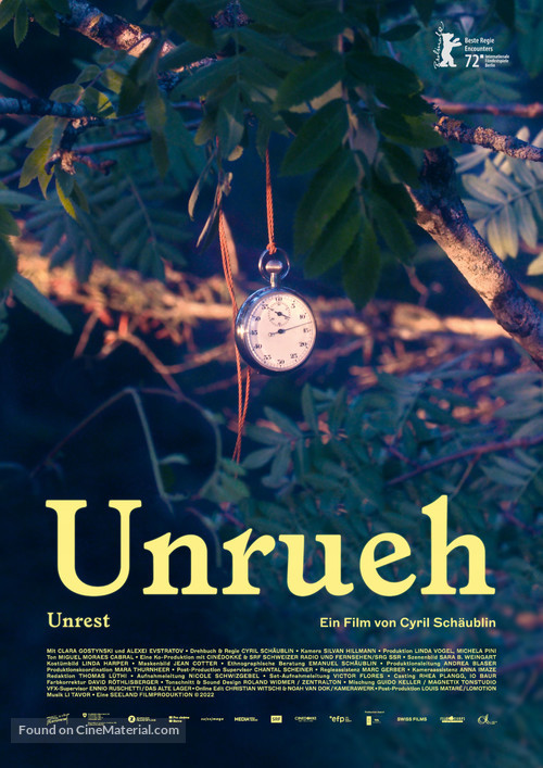 Unrueh - Swiss Movie Poster