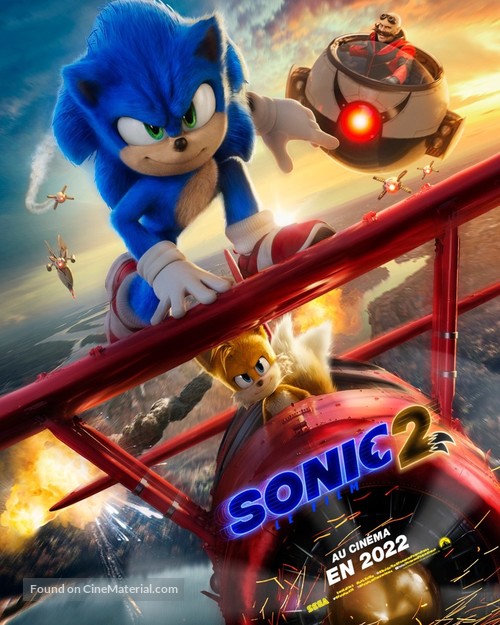 Sonic the Hedgehog 2 - French Movie Poster