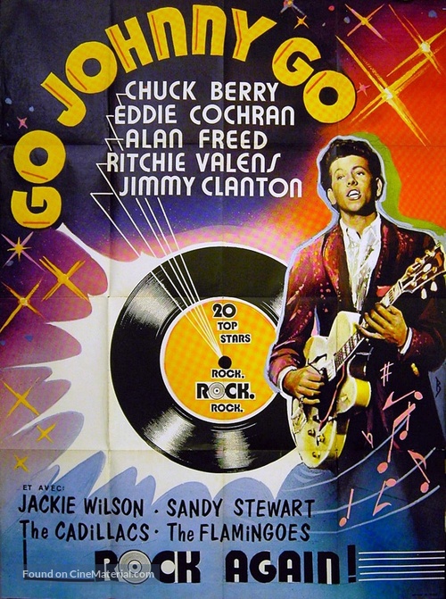 Go, Johnny, Go! - French Movie Poster