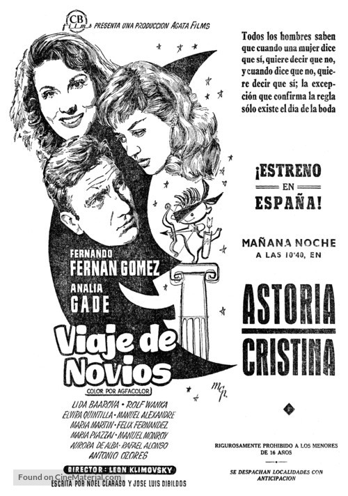 Viaje de novios - Spanish poster