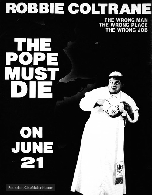 The Pope Must Die - British poster