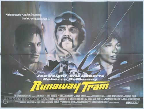 Runaway Train - British Movie Poster