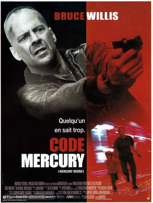 Mercury Rising - French Movie Poster