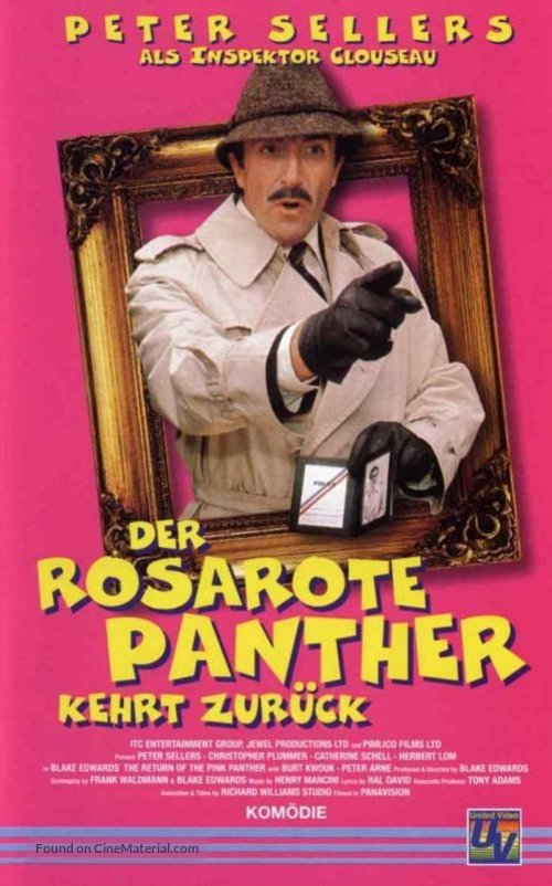 The Pink Panther - German Movie Cover