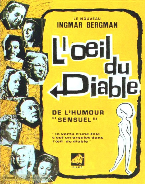 Dj&auml;vulens &ouml;ga - French Movie Poster