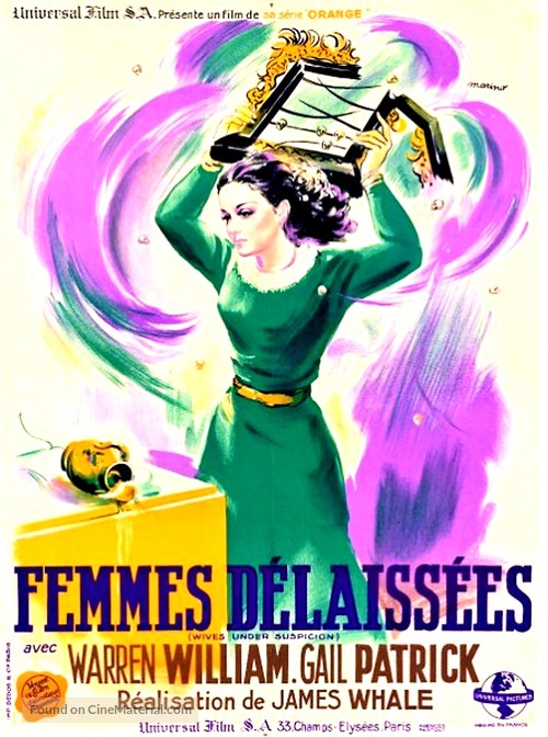 Wives Under Suspicion - French Movie Poster