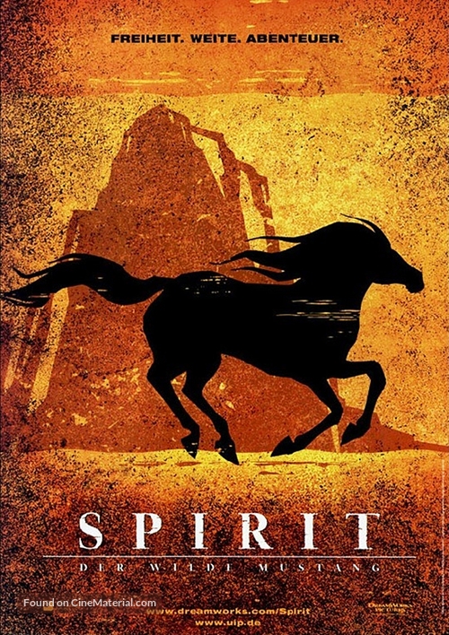 Spirit: Stallion of the Cimarron - German Movie Poster