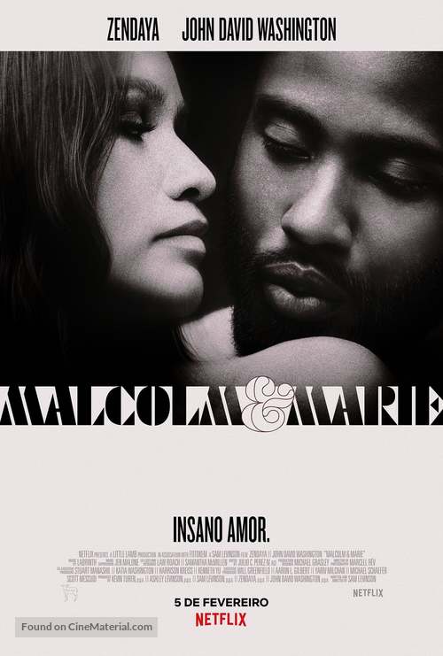 Malcolm &amp; Marie - Portuguese Movie Poster