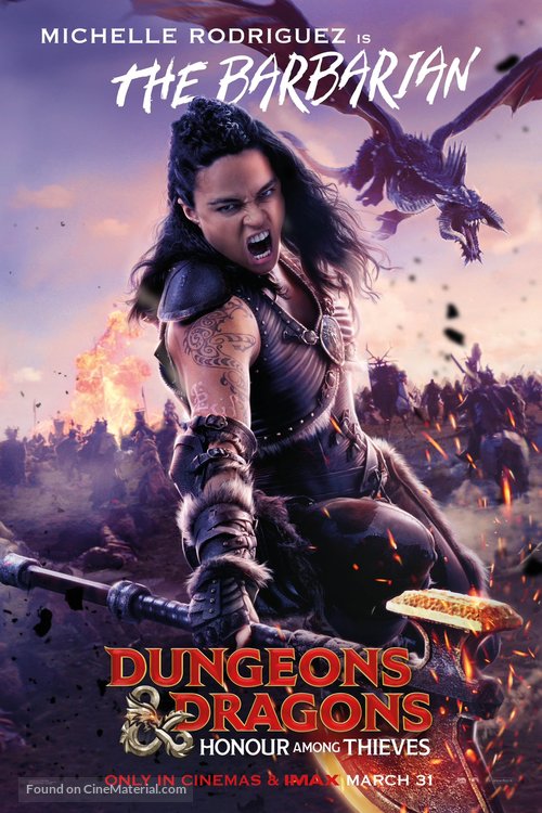 Dungeons &amp; Dragons: Honor Among Thieves - British Movie Poster