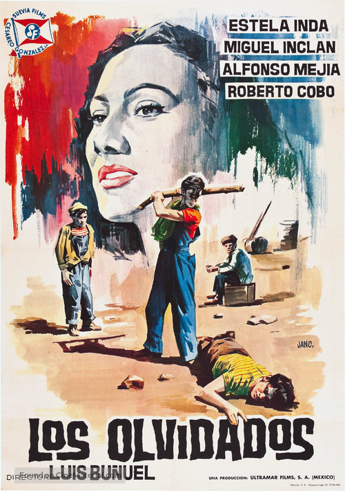 Los olvidados - Spanish Movie Poster