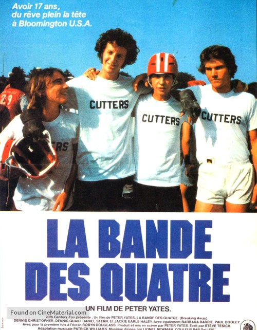 Breaking Away - French Movie Poster