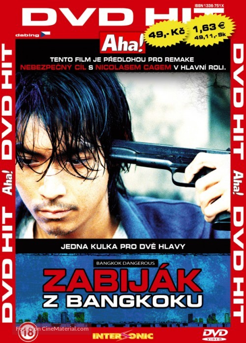 Bangkok Dangerous - Czech DVD movie cover