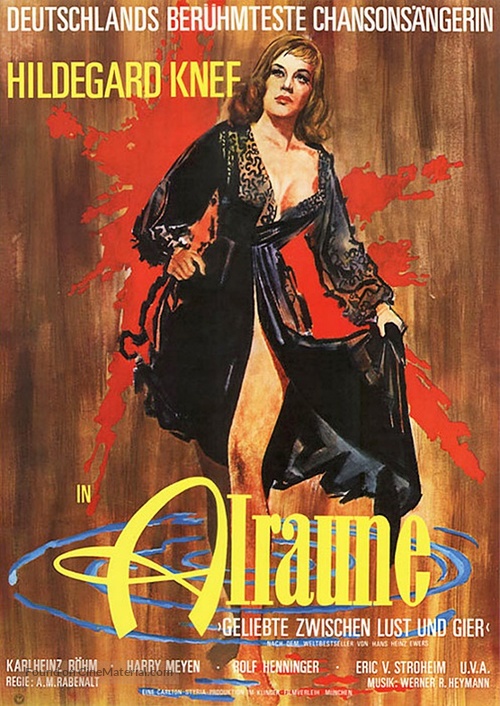 Alraune - German Re-release movie poster