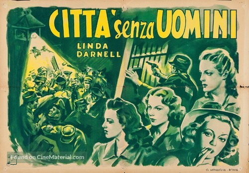 City Without Men - Italian Movie Poster