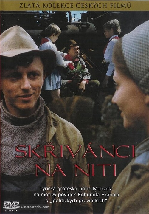 Skriv&aacute;nci na niti - Czech DVD movie cover