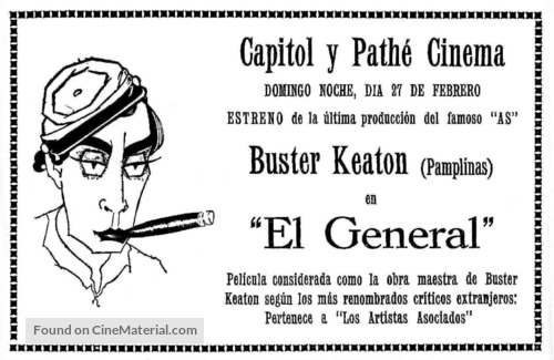 The General - Spanish poster