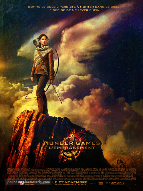 The Hunger Games: Catching Fire - French Movie Poster