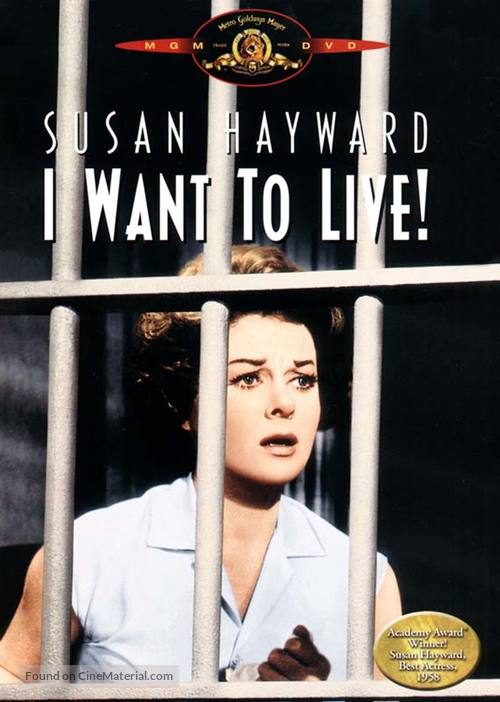 I Want to Live! - DVD movie cover