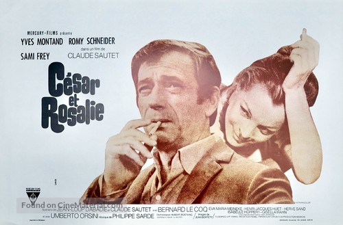 C&eacute;sar et Rosalie - Belgian Movie Poster
