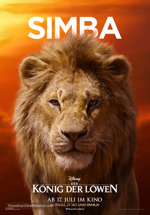 The Lion King - German Movie Poster