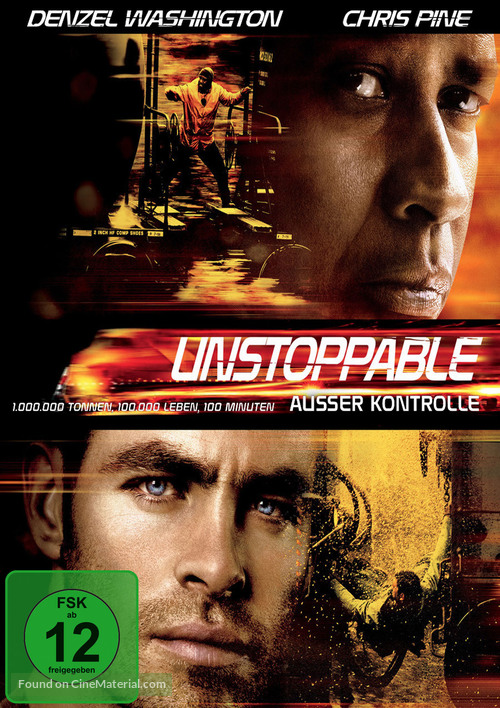 Unstoppable - German DVD movie cover