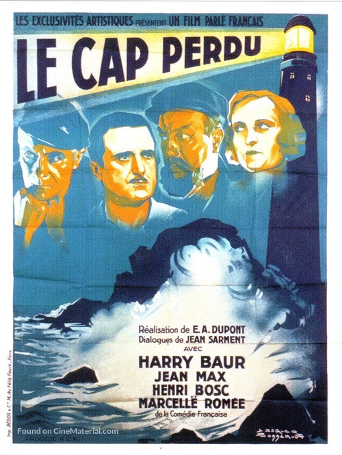 Le cap perdu - French Movie Poster