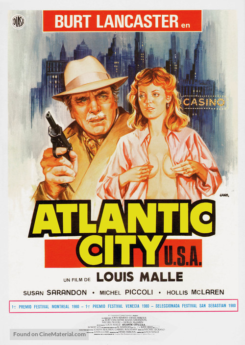Atlantic City - Spanish Movie Poster
