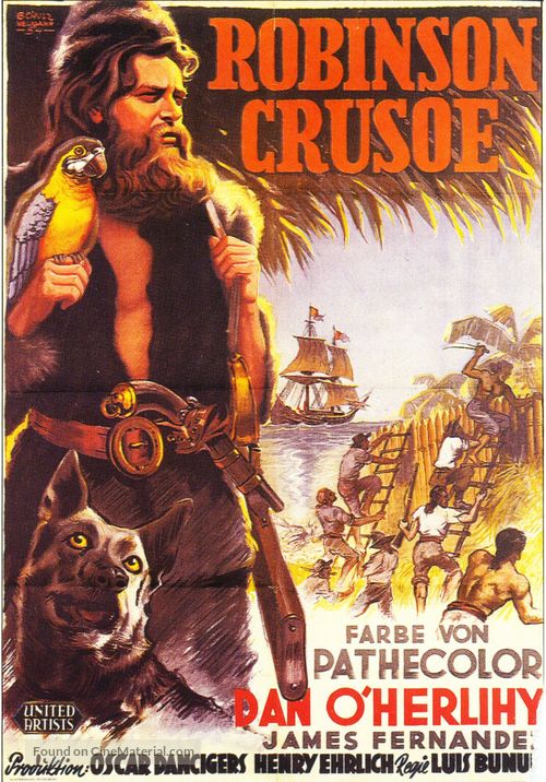 Robinson Crusoe - German Movie Poster