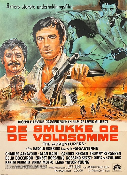 The Adventurers - Danish Movie Poster