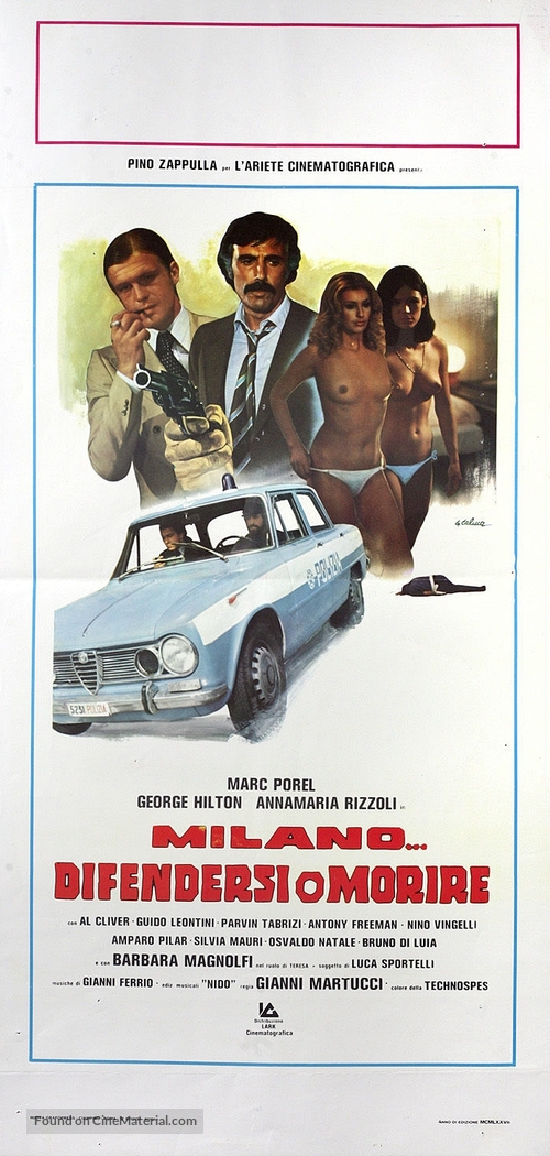 Milano... difendersi o morire - Italian Movie Poster