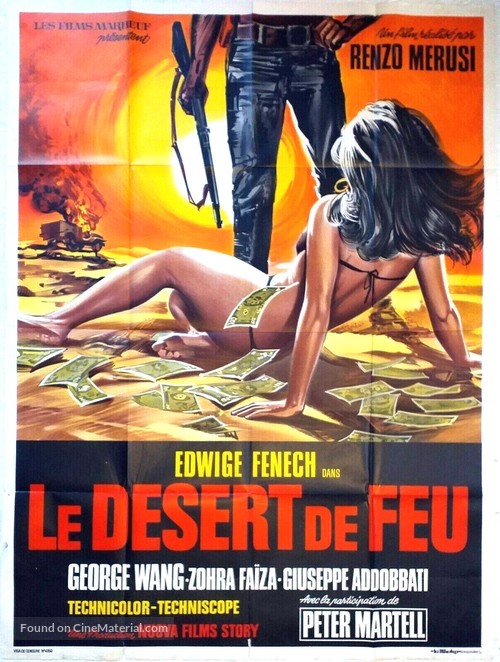 Deserto di fuoco - French Movie Poster