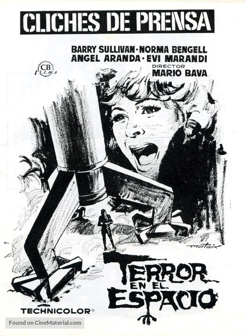 Terrore nello spazio - Spanish poster