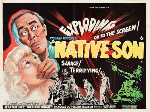 Native Son - British Movie Poster