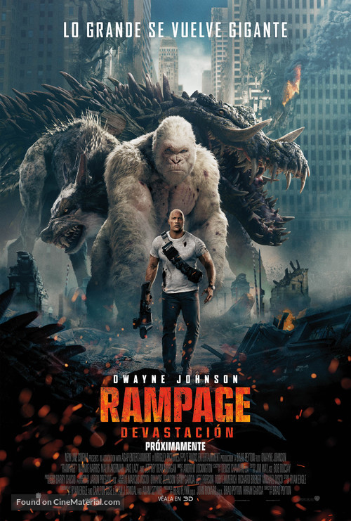 Rampage - Argentinian Movie Poster
