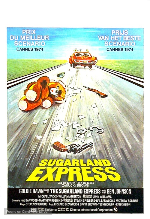 The Sugarland Express - Belgian Movie Poster