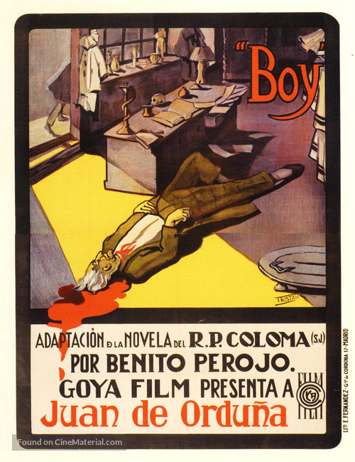 Boy - Spanish Movie Poster
