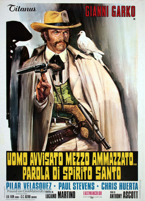 Uomo avvisato mezzo ammazzato... Parola di Spirito Santo - Italian Movie Poster