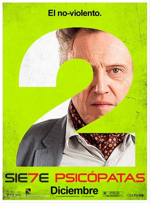 Seven Psychopaths - Uruguayan Movie Poster