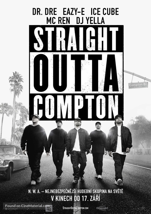 Straight Outta Compton - Czech Movie Poster