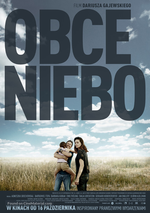 Obce niebo - Polish Movie Poster