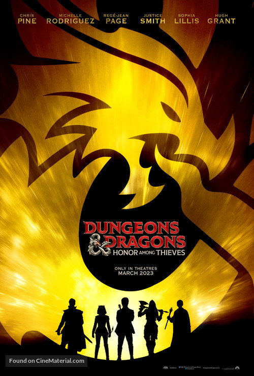 Dungeons & Dragons Honor Among Thieves (2023) movie poster